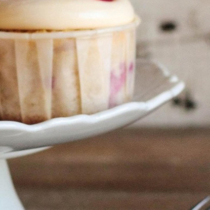 Quadro Moderno Cupcake Ai Lamponi Con Crema Alla Vaniglia foo48 quadro stampato su tela