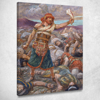 Sansone Uccide Mille Uomini James Tissot jts91 quadro stampato su tela