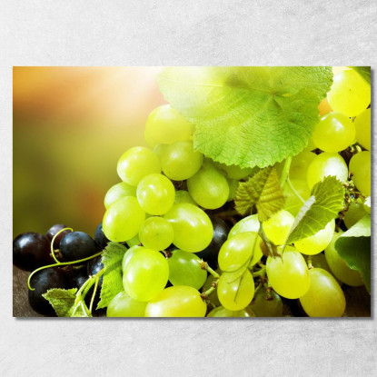 Quadro Moderno Grappoli Di Uva Succosi foo58 quadro stampato su tela
