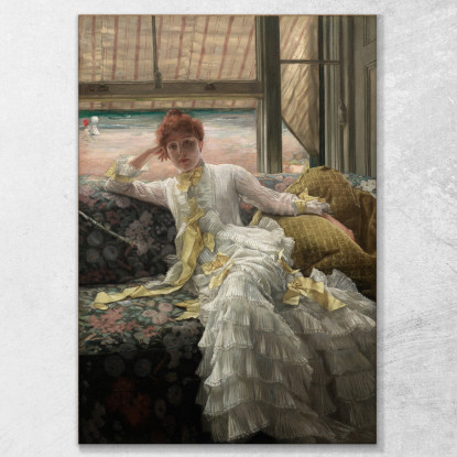 Mare James Tissot jts93 quadro stampato su tela