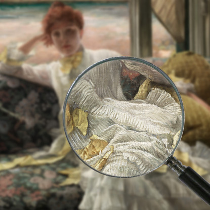 Mare James Tissot jts93 quadro stampato su tela