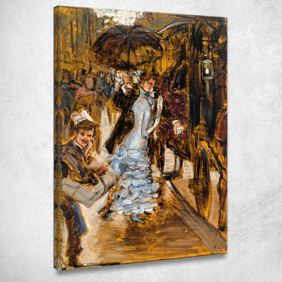 Schizzo Per La Damigella D'Onore James Tissot jts95 quadro stampato su tela