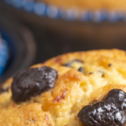 Quadro Moderno Muffin Con Gocce Di Cioccolato Appena Sfornati foo83 quadro stampato su tela