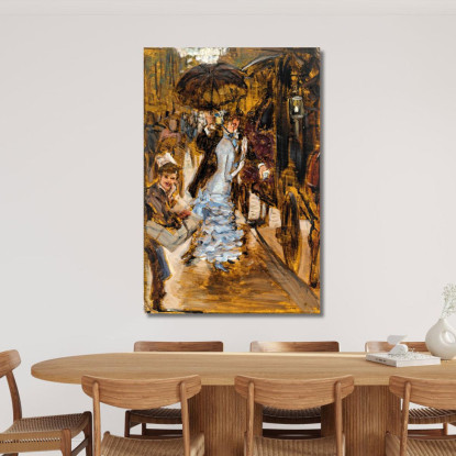 Schizzo Per La Damigella D'Onore James Tissot jts95 quadro stampato su tela