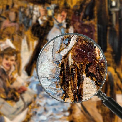 Schizzo Per La Damigella D'Onore James Tissot jts95 quadro stampato su tela