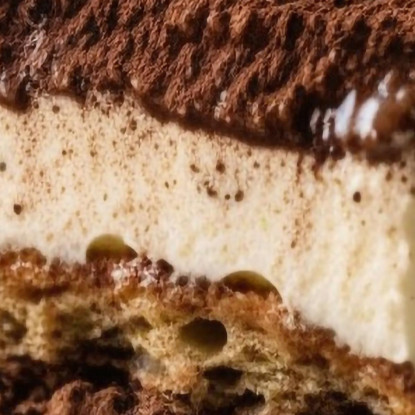 Quadro Moderno Tiramisù Classico Con Caffè E Cacao Servito Su Piatto Rustico foo114 quadro stampato su tela