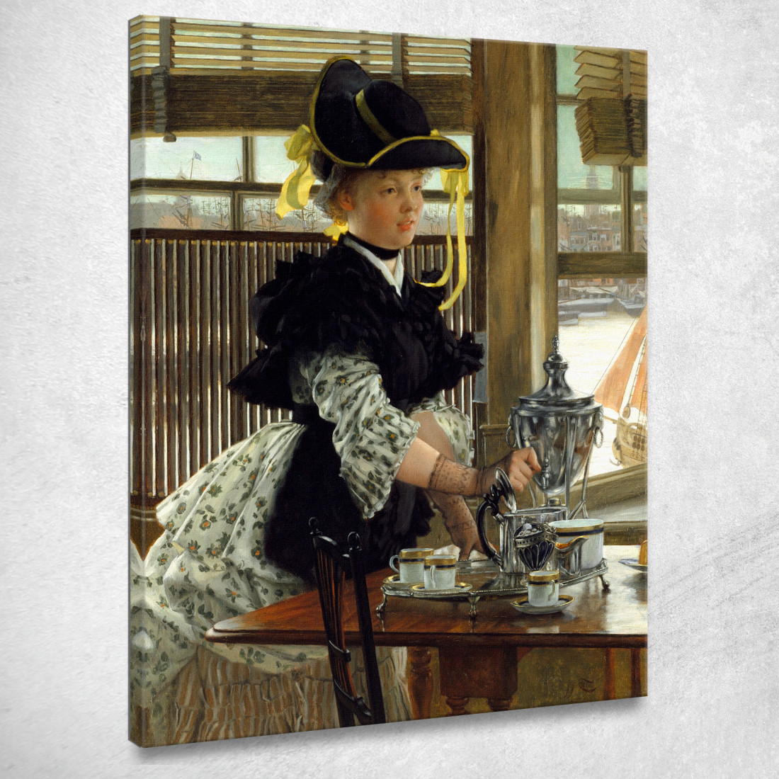 Tè James Tissot jts101 quadro stampato su tela