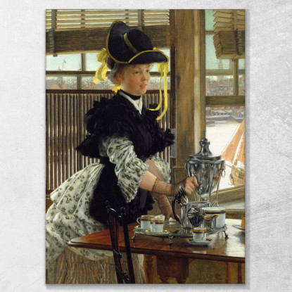 Tè James Tissot jts101 quadro stampato su tela