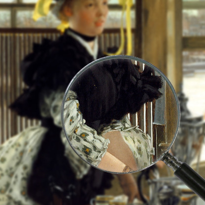 Tè James Tissot jts101 quadro stampato su tela