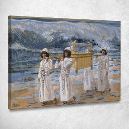 L'Arca Passa Sul Giordano James Tissot jts106 quadro stampato su tela