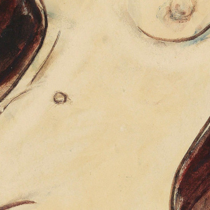 Nudo Christian Rohlfs cro2 quadro stampato su tela