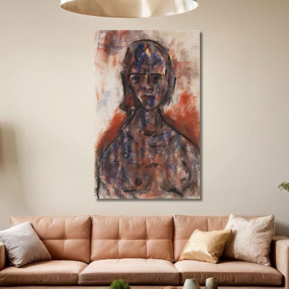 Studio Di Nudo Christian Rohlfs cro3 quadro stampato su tela