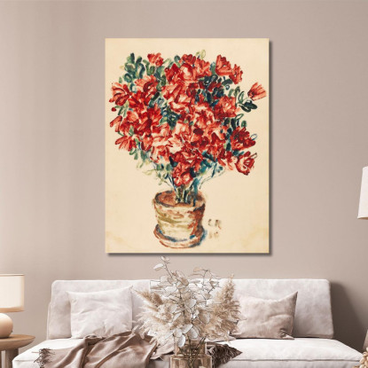 Azalea Christian Rohlfs cro6 quadro stampato su tela