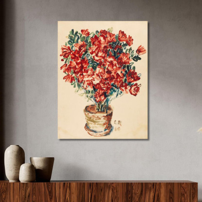 Azalea Christian Rohlfs cro6 quadro stampato su tela