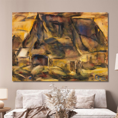 Casale In Holstein Christian Rohlfs cro8 quadro stampato su tela