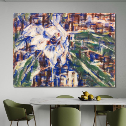 Magnolia Blu Christian Rohlfs cro10 quadro stampato su tela