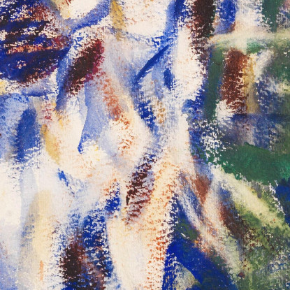 Magnolia Blu Christian Rohlfs cro10 quadro stampato su tela