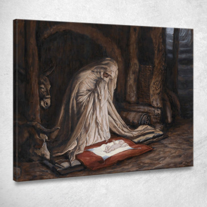 La Nascita Di Nostro Signore Gesù Cristo James Tissot jts109 quadro stampato su tela