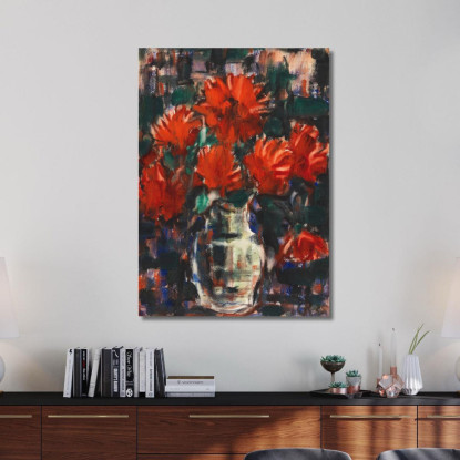 Dalie Christian Rohlfs cro18 quadro stampato su tela