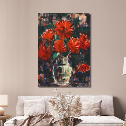 Dalie Christian Rohlfs cro18 quadro stampato su tela