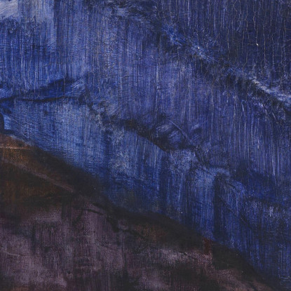 Le Montagne Blu Christian Rohlfs cro21 quadro stampato su tela