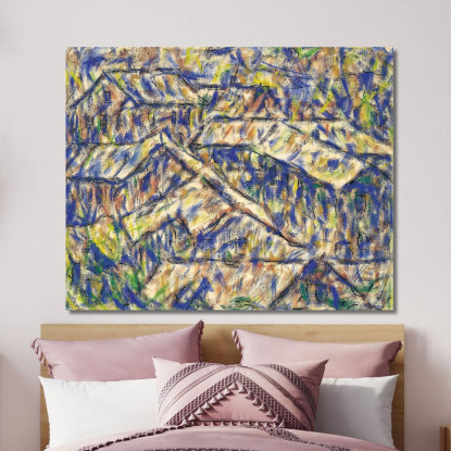 Case In Granito Ad Arcegno Christian Rohlfs cro33 quadro stampato su tela