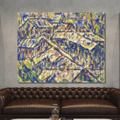 Case In Granito Ad Arcegno Christian Rohlfs cro33 quadro stampato su tela