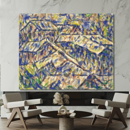 Case In Granito Ad Arcegno Christian Rohlfs cro33 quadro stampato su tela