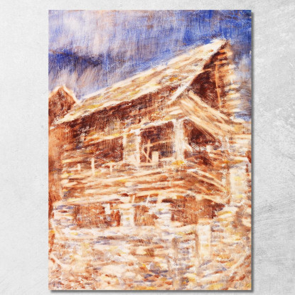 Casa A Bosco Christian Rohlfs cro37 quadro stampato su tela