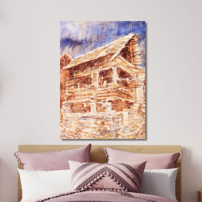 Casa A Bosco Christian Rohlfs cro37 quadro stampato su tela