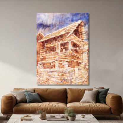 Casa A Bosco Christian Rohlfs cro37 quadro stampato su tela