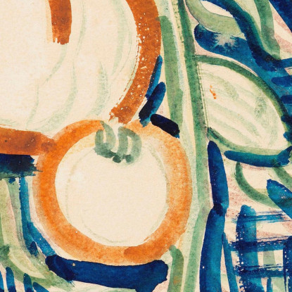 Ramo Pendente Con Pomodori Rossi E Verdi Christian Rohlfs cro40 quadro stampato su tela