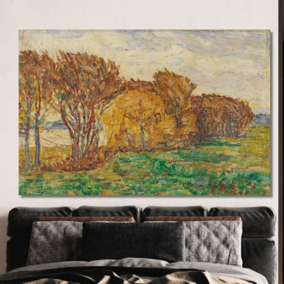 Paesaggio Autunnale Christian Rohlfs cro41 quadro stampato su tela