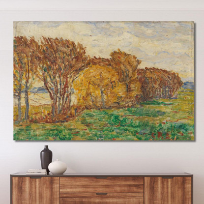 Paesaggio Autunnale Christian Rohlfs cro41 quadro stampato su tela