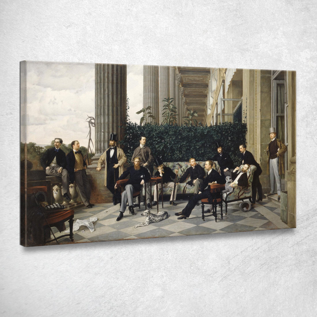 Il Cerchio Della Rue Royale James Tissot jts113 quadro stampato su tela