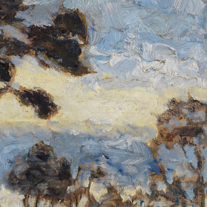 Pini Sull’Ettersberg Christian Rohlfs cro45 quadro stampato su tela