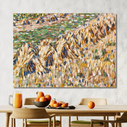 Fantocci Di Grano Nel Campo Christian Rohlfs cro50 quadro stampato su tela