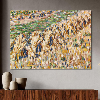 Fantocci Di Grano Nel Campo Christian Rohlfs cro50 quadro stampato su tela