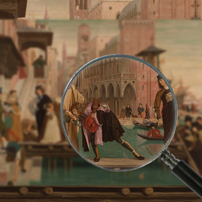 La Partenza Del Figliol Prodigo James Tissot jts115 quadro stampato su tela