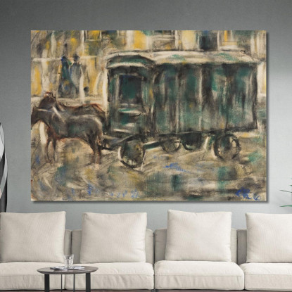 Carro Dei Mobili Christian Rohlfs cro58 quadro stampato su tela