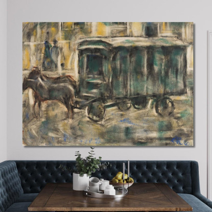 Carro Dei Mobili Christian Rohlfs cro58 quadro stampato su tela