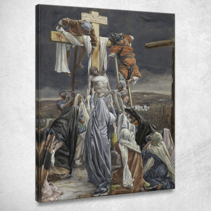 La Deposizione Dalla Croce James Tissot jts116 quadro stampato su tela