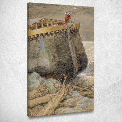 La Colomba Torna A Noè James Tissot jts117 quadro stampato su tela