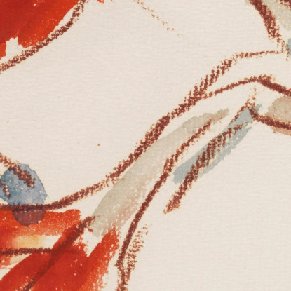 Amarillide Rossa Christian Rohlfs cro67 quadro stampato su tela