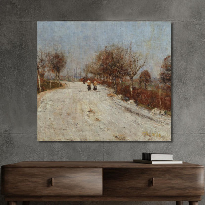 La Strada Per Gelmeroda Christian Rohlfs cro79 quadro stampato su tela