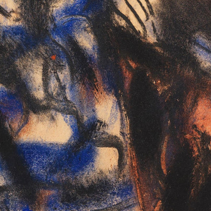 Danzatrice Christian Rohlfs cro84 quadro stampato su tela