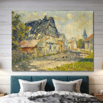 Strada Del Villaggio A Ehringsdorf Presso Weimar Christian Rohlfs cro86 quadro stampato su tela