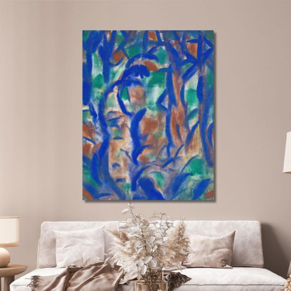 Paesaggio Della Vestfalia Christian Rohlfs cro90 quadro stampato su tela