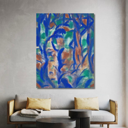 Paesaggio Della Vestfalia Christian Rohlfs cro90 quadro stampato su tela