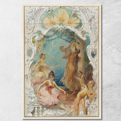 Danza Eduard Veith evt24 quadro stampato su tela
